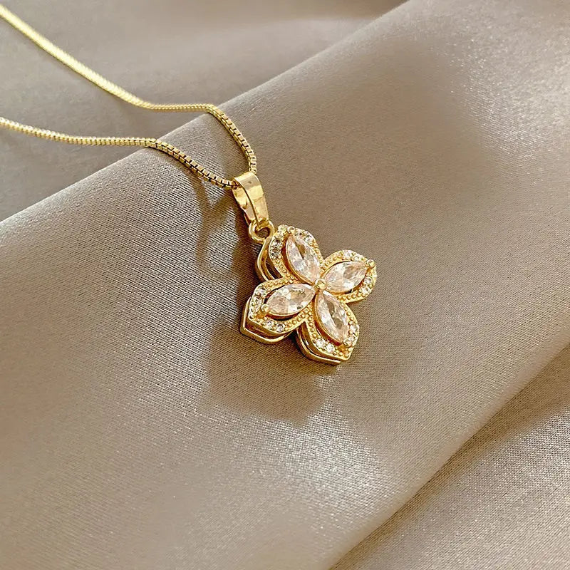Petal Pendant Necklace