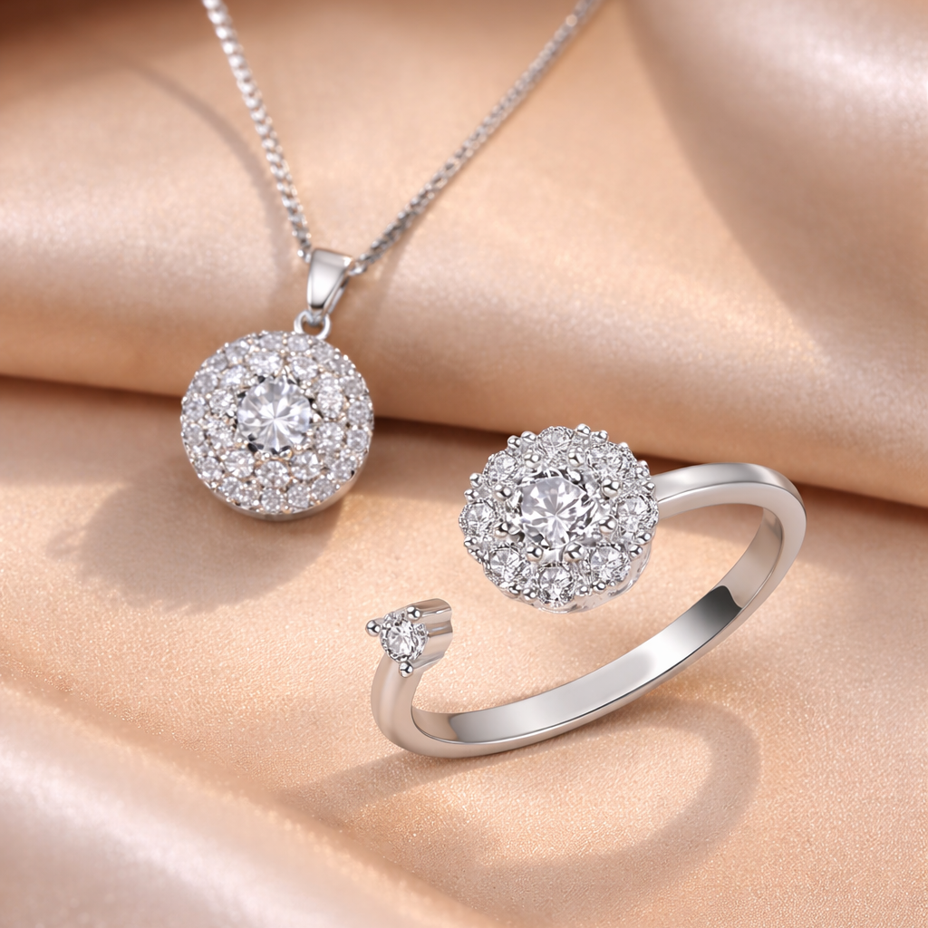 Pavé Orb Duo Set