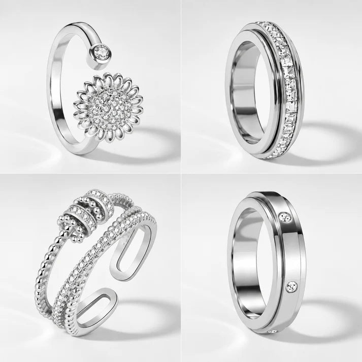Favorite Ring Set - Silver | Calmy