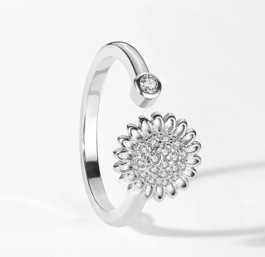 Sunflower Spinner Ring